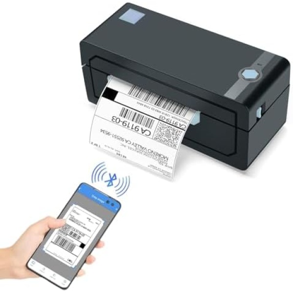 JADENS Bluetooth Thermal Shipping Label Printer – Wireless 4x6 Shipping Label