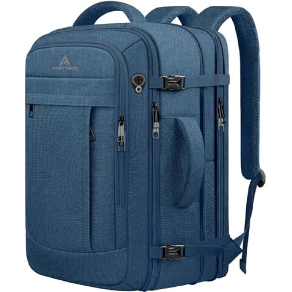 AREYTECO Large Travel Laptop Backpack for Men, 50L Carry On Backpack Flight