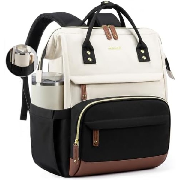 LOVEVOOK Laptop Backpack for Women, 18 Inch Work Business Backpacks Purse With