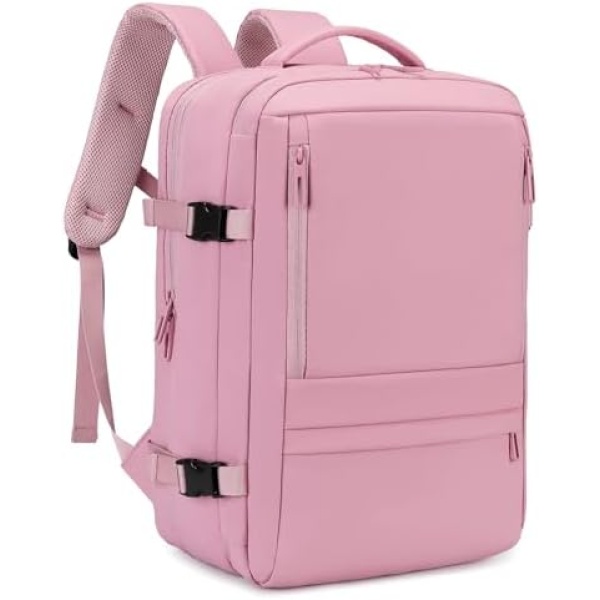 Rcrirth Travel Backpack for Women | Expandable Carry On Backpack with 17.3 Inch