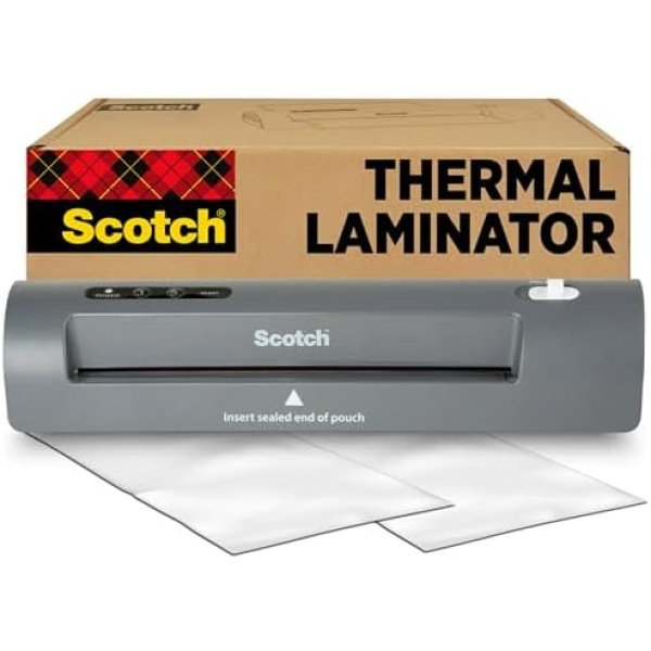 Scotch Thermal Laminator, 2 Roller System for a Professional Finish, Use for
