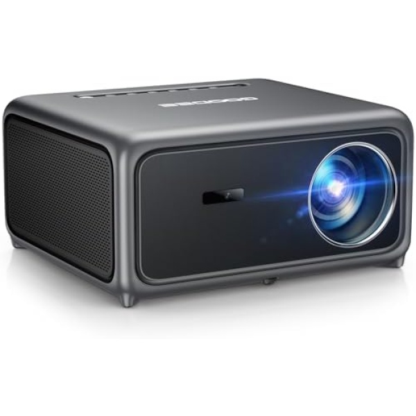GooDee 4K Smart Projector with WiFi 6 & Bluetooth - UHD Movie Projector, ToF