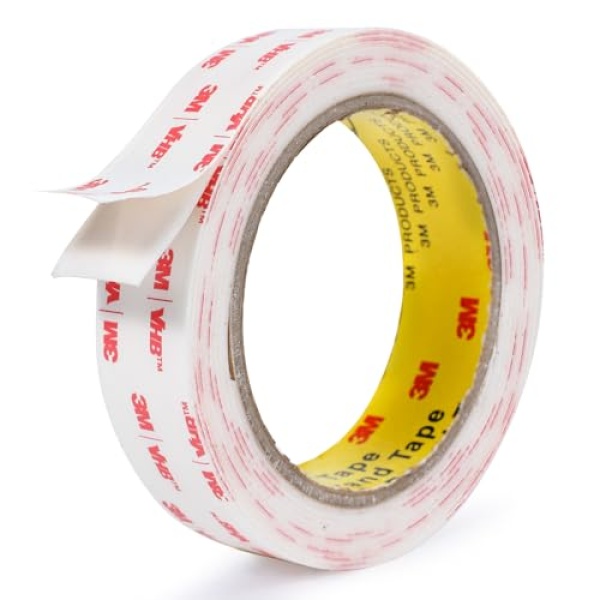 3M Double Sided Tape 1in X 9.85ft，Heavy Duty Removable Mounting Tape, Picture