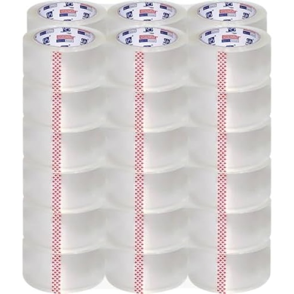 P PERFECTAPE Heavy Duty Packing Tape 36 Rolls, Total 2160Y, Clear, 2.7 mil, 1.88