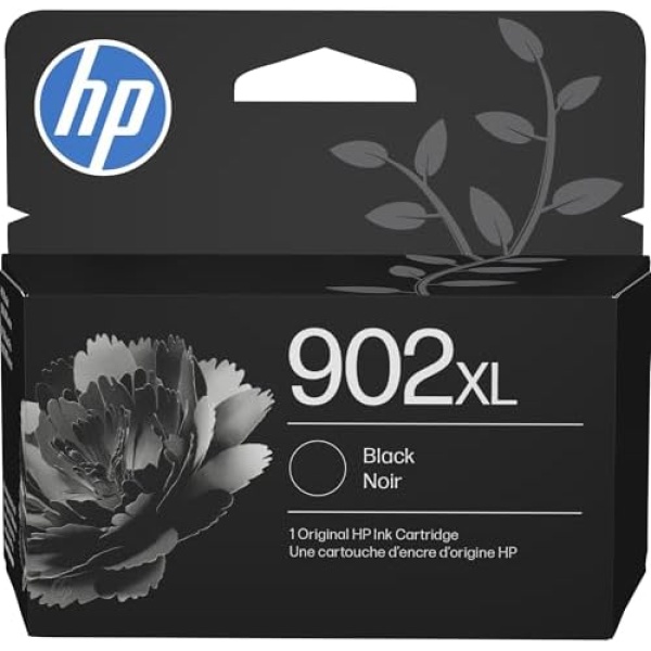 HP 902XL Black High-Yield Ink Cartridge | Works with OfficeJet 6950, 6960, Pro