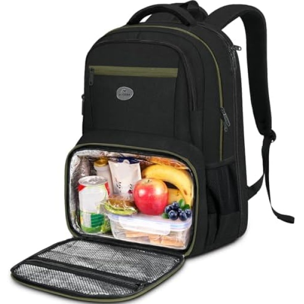 MATEIN Laptop Backpack for Men with Lunch Compartment, 17 Inch Professional Work