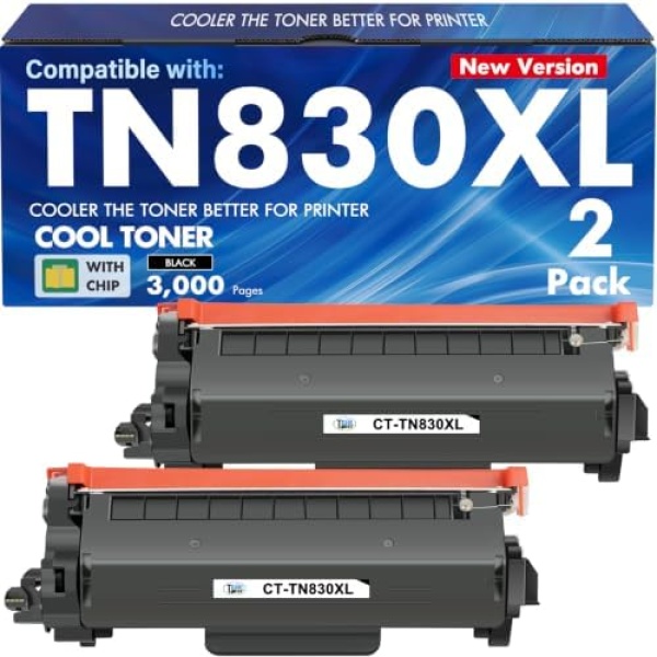 TN830XL TN830 TN 830XL 830 Toner for Brother Printer DCP-L2640DW HL-L2460DW