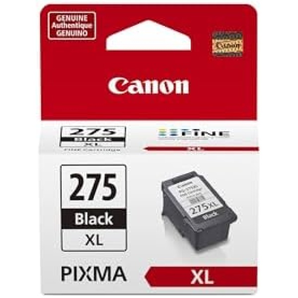 Canon PG-275 XL Genuine Black Ink Cartridge, Compatible with TS3520/3522,