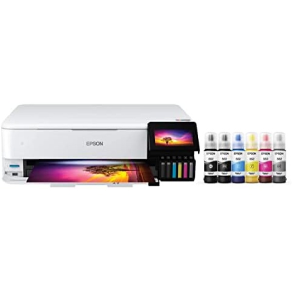 Epson EcoTank Photo ET-8550 Wireless Wide-Format Color All-in-One Supertank