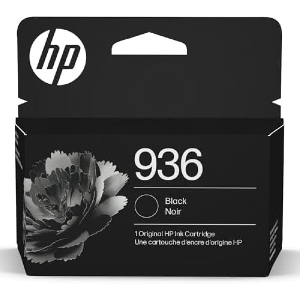 HP 936 Black Ink Cartridge | Works with OfficeJet 9120, OfficeJet Pro 9110,