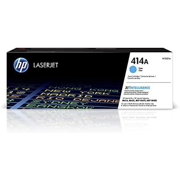 HP 414A Cyan Toner Cartridge | Works with Color LaserJet Enterprise M455dn, MFP